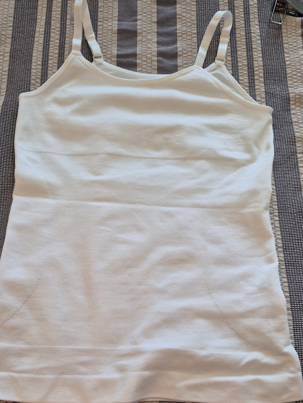 Shapermint White Adjustable-Strap Sculpting Camisole